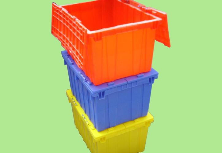 恒丰包装制品提供的厂家直销塑胶折叠箱,错位塑料箱(图)产品